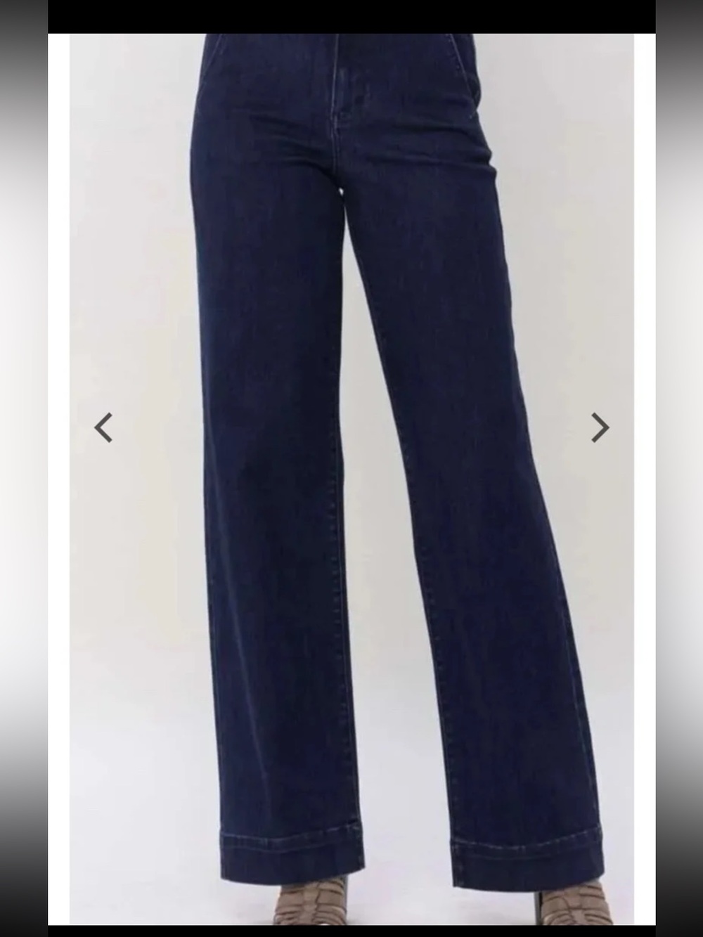 Judy Blue Trouser Wide Leg 82471 in Dark Wash size 11/30 - Picture 6 of 12